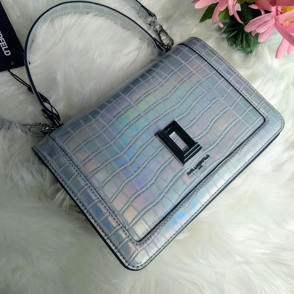 Karl Lagerfeld Handbags - WOW!🌈Karl Lagerfeld Hologram Simone Bag